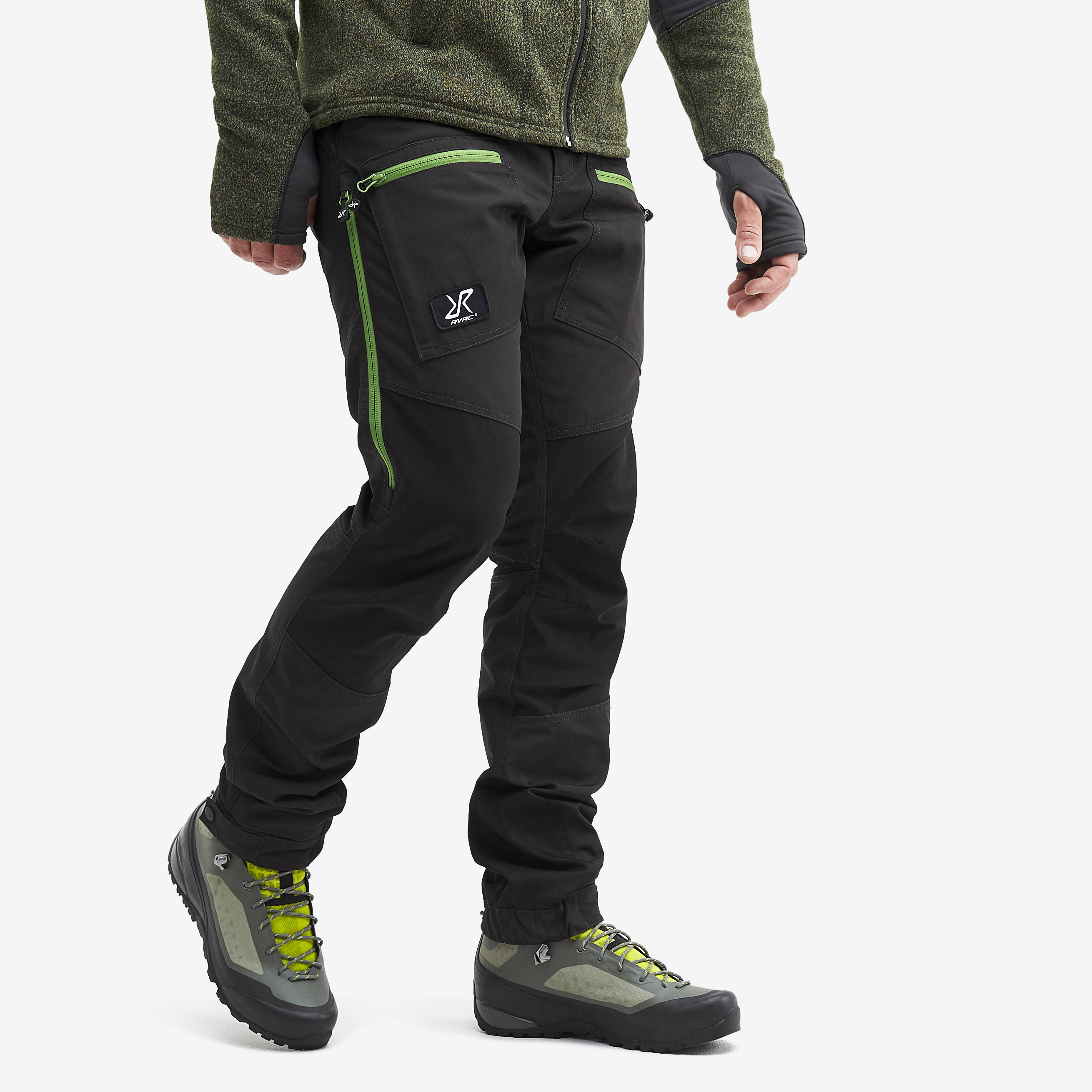 Nordwand Pro Pants Men Anthracite/Online Lime | RevolutionRace